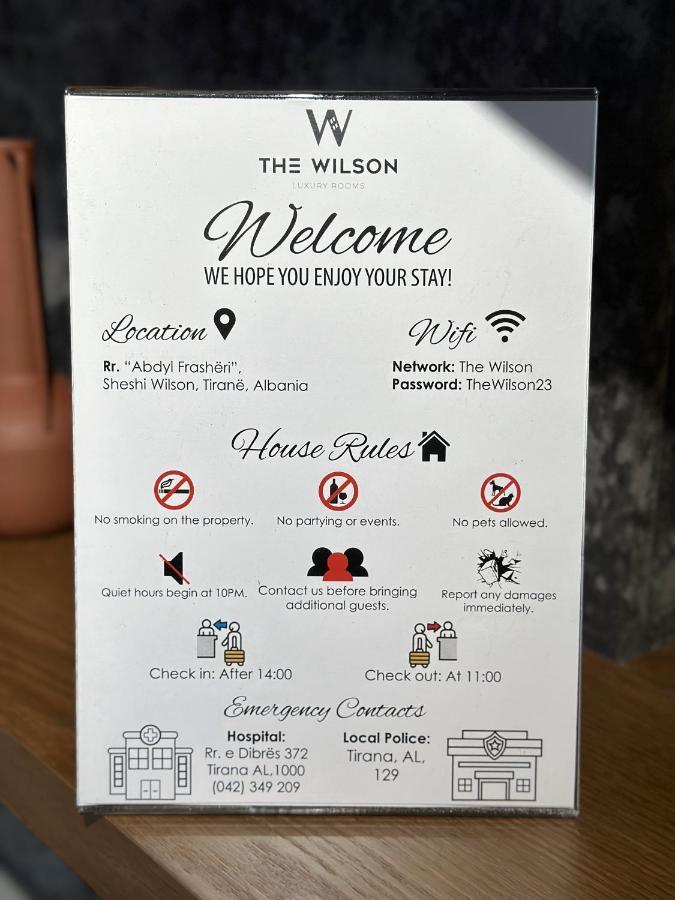The Wilson Tirana Otel Dış mekan fotoğraf